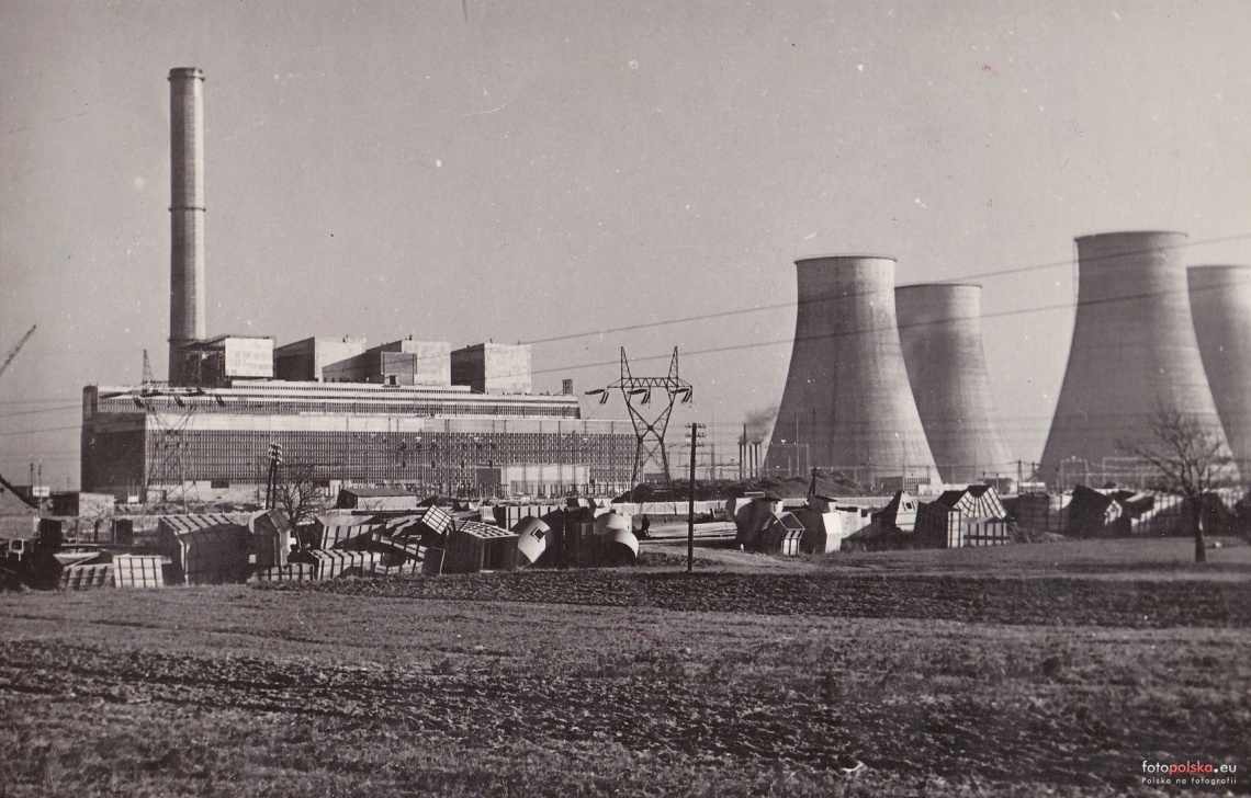 1963_Turek Elektrownia podczas budowy