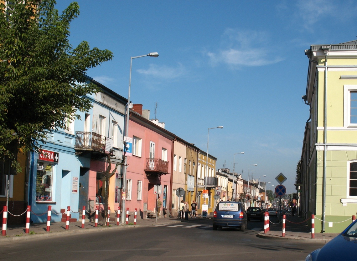 Turek ul. 3.Maja - widok od rynku