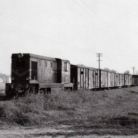 1979 Ciuchcia z lokomotywą spa...