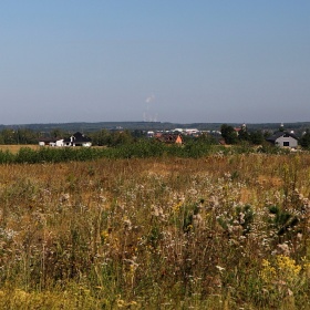 Wiok ze wzg&oacute;rza w Turkowicach...