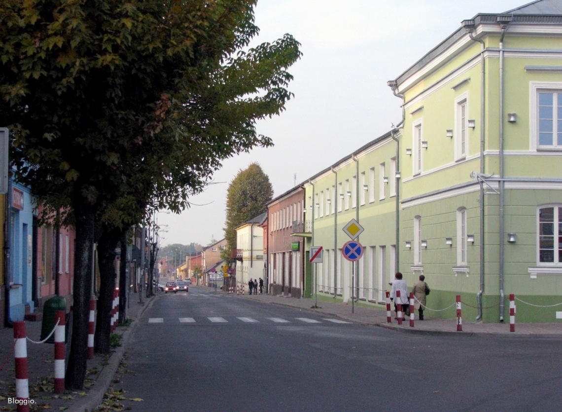 Turek ul. 3.Maja - widok od rynku