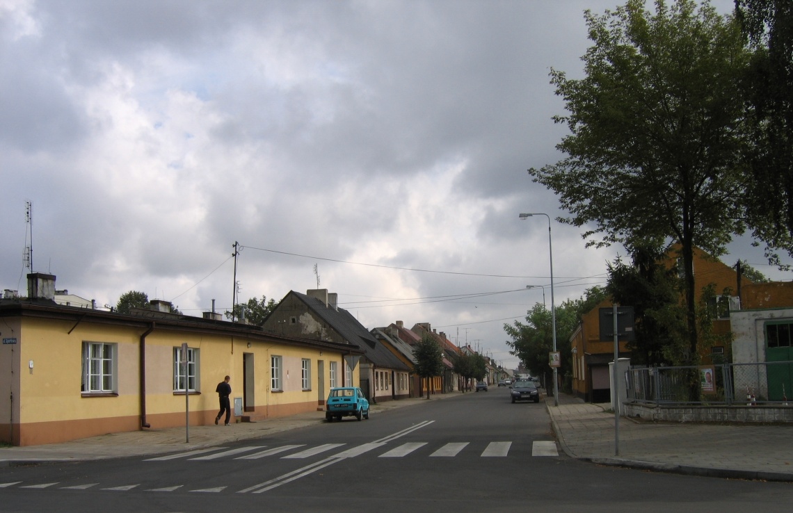 Turek ul. Żeromskiego - widok od stadionu